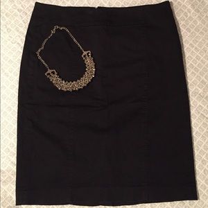 Loft Perfect Black Pencil Skirt
