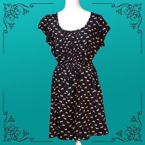 🎉 BIRTHDAY SALE 🎉 Black & White Printed Dress 👗