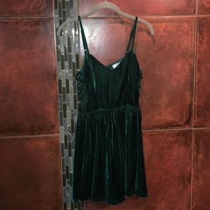 Tobi small velvet dress