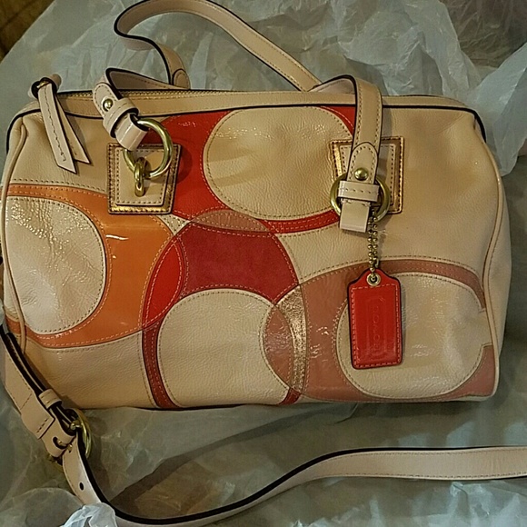 COACH Patchwork Leather satchel...