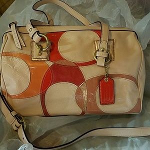COACH Patchwork Leather satchel...