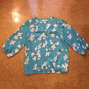 LOFT Flower Printed Blouse