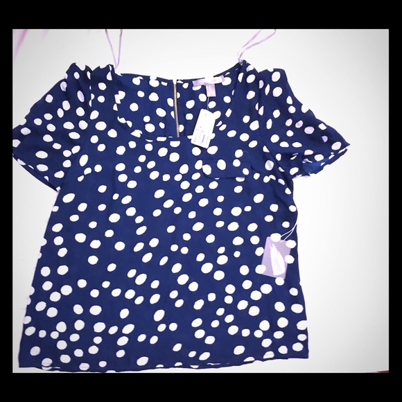 Navy and white top- BNWT!