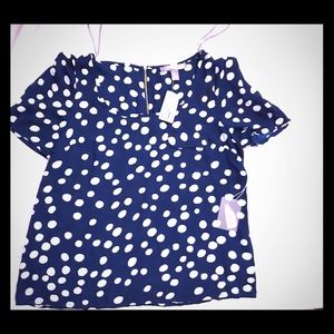 Navy and white top- BNWT!