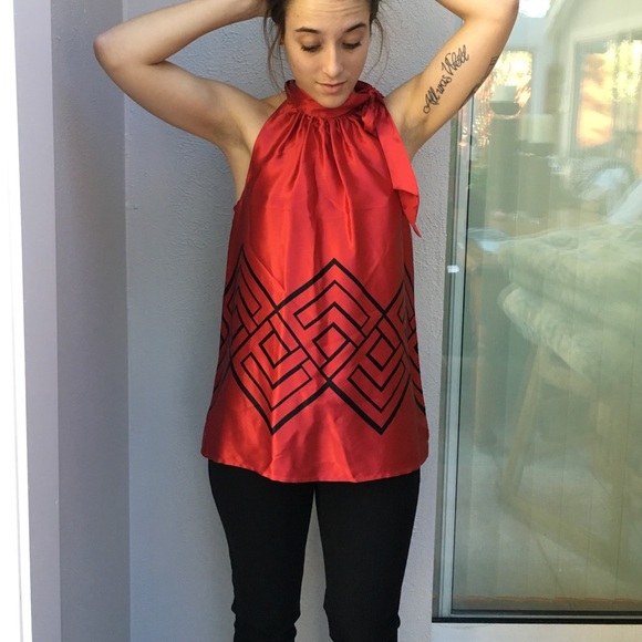 Satin Holliday Top - Picture 1 of 3