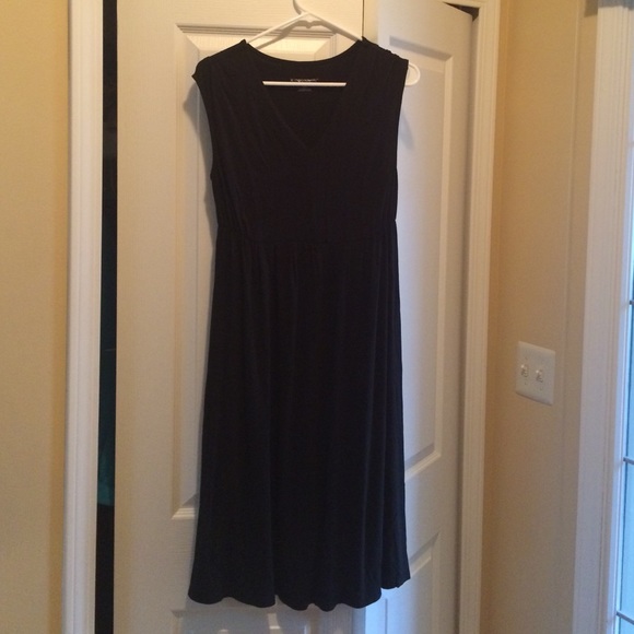 Black Maternity Sleeveless Dress