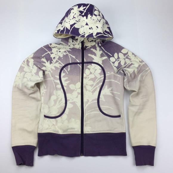 lululemon athletica Tops - Lululemon Limited Edition Purple Floral Scuba