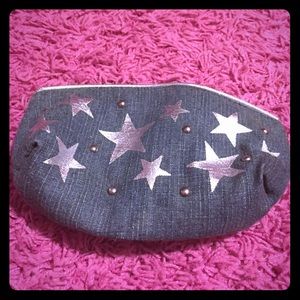 CLOSET CLEAR OUT Adorable denim makeup pouch
