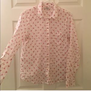 Reposh Madewell Flamingo Shirt