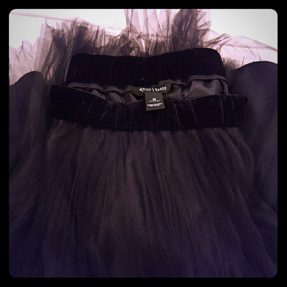 white house black market tulle skirt