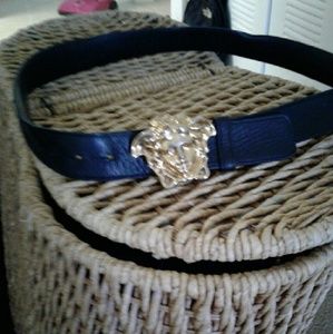 Versace leather belt