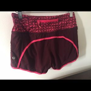 Lululemon Run Times Short size 2 like new