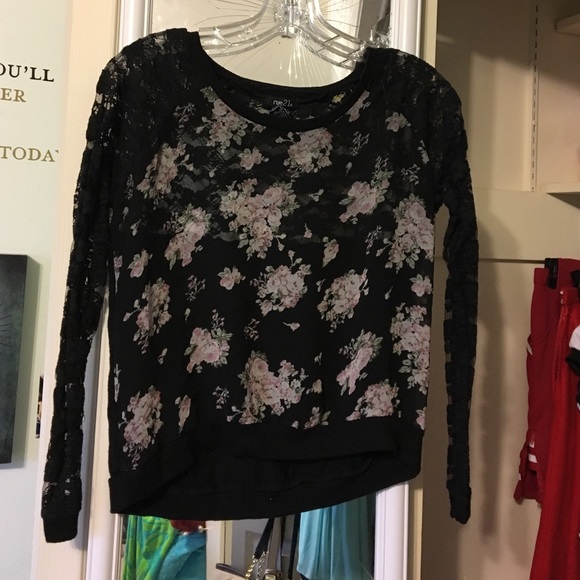SALE See through Lace Top