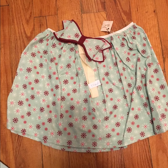 18m headband and skirt set--snowflakes