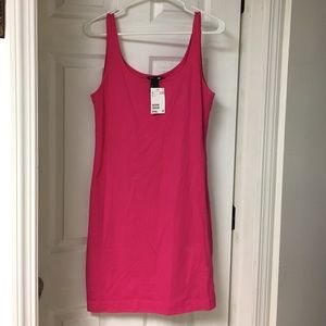 NWT hot pink H&M tunic tank size large