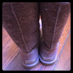 Purple Ugg tall boots