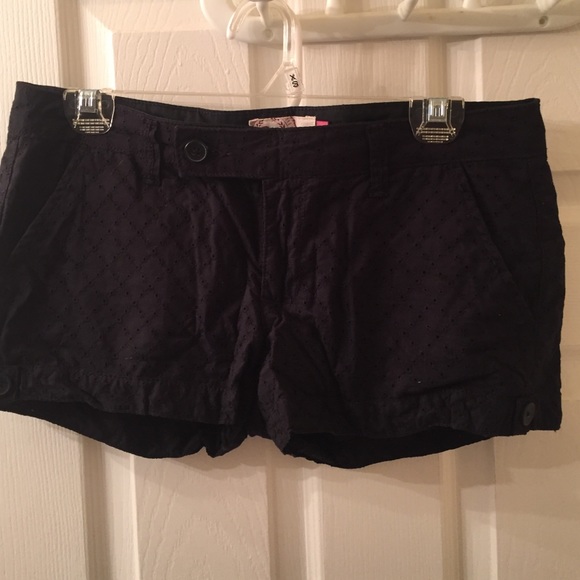 🚫SOLD🚫 Black Eyelet Shorts
