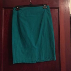 Teal skirt