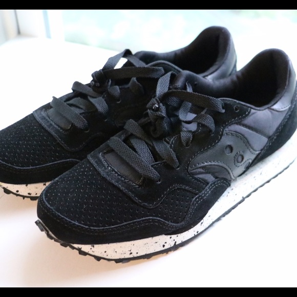 EUC Saucony x Madewell Dxn trainers