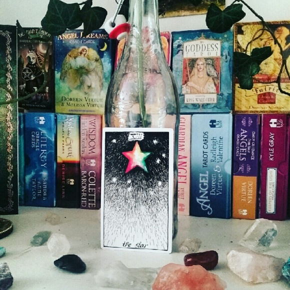 Tarot Reading and Amethyst Cluster