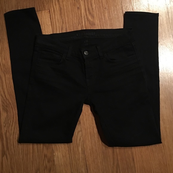 J Brand Low Rise Skinny Jean 941 Jett Black 28