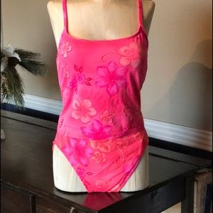 Peachy pink tankini