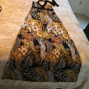 Wet Seal Halter Top Long Maxi Dress