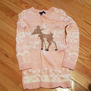 Girls Christmas sweater dress