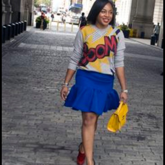 Dresses & Skirts - Blue trumpet skirt Dresses & Skirts - Blue trumpet skirt