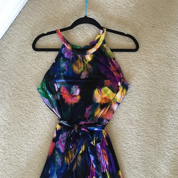 Floral Maxi Hi Low dress