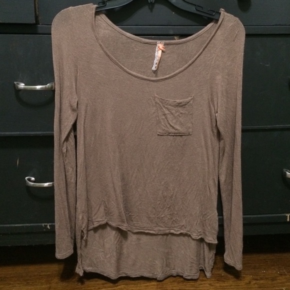 brown long sleeve shirt