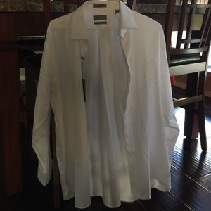 John W. Nordstrom white cotton dress shirt