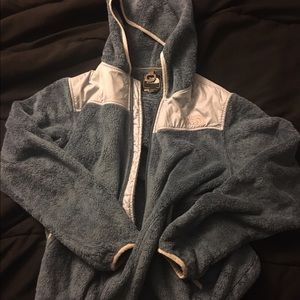 The North Face fleece zip up hoodie