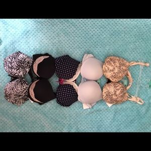 New ultra push-up bras Set of 5