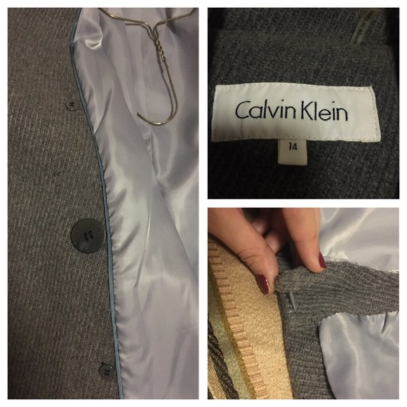 Calvin Klein Gray Jacket - Picture 2 of 4