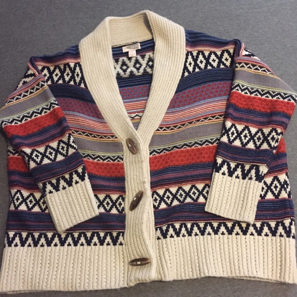 Oversized Aztec Sweater