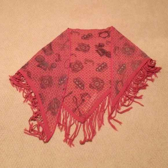 Juicy Couture Pink Triangle Scarf