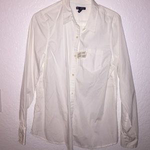 Gap Boyfriend Fit White Button Down