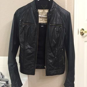 Mango Leather Jacket