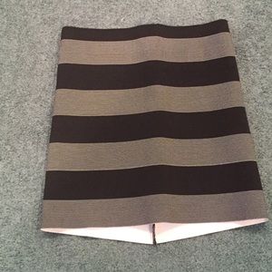 Striped bandage skirt