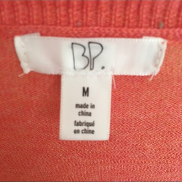 BP cardigan in color coral - Picture 3 of 3