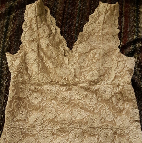 Lace tank top