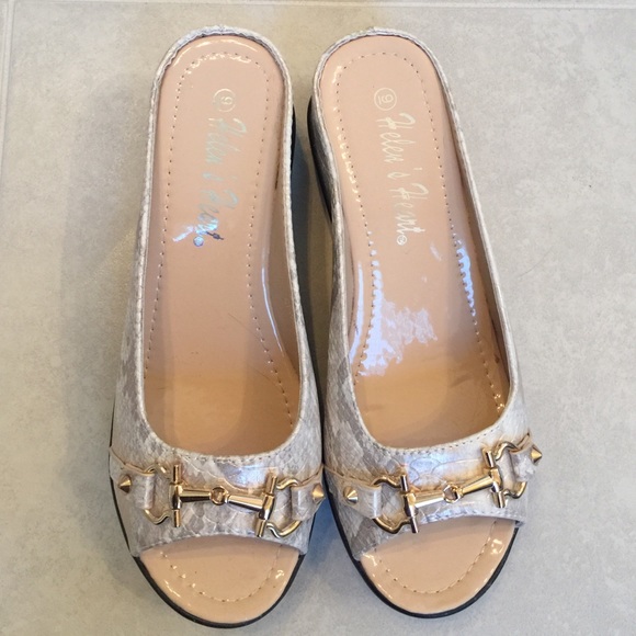 Slip on ballet heels