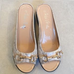 Slip on ballet heels