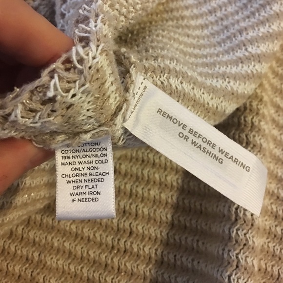 NWT LOFT fringe poncho - Picture 3 of 4