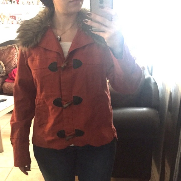 Orange jacket