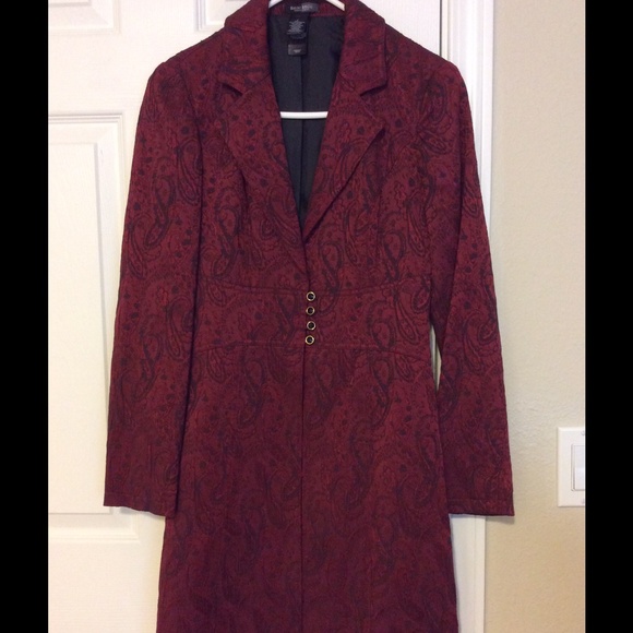 SALE🎁Bisou Bisou Red and Black Long Jacket