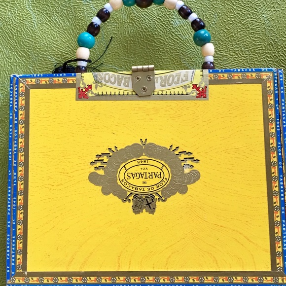 Handmade Cigar Box Purse - Picture 2 of 4