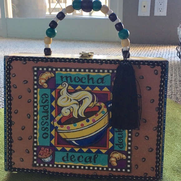 Handmade Cigar Box Purse - Picture 3 of 4