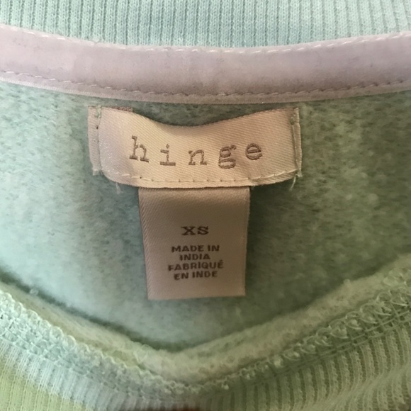 Hinge Mint green Sweatshirt - Picture 2 of 4